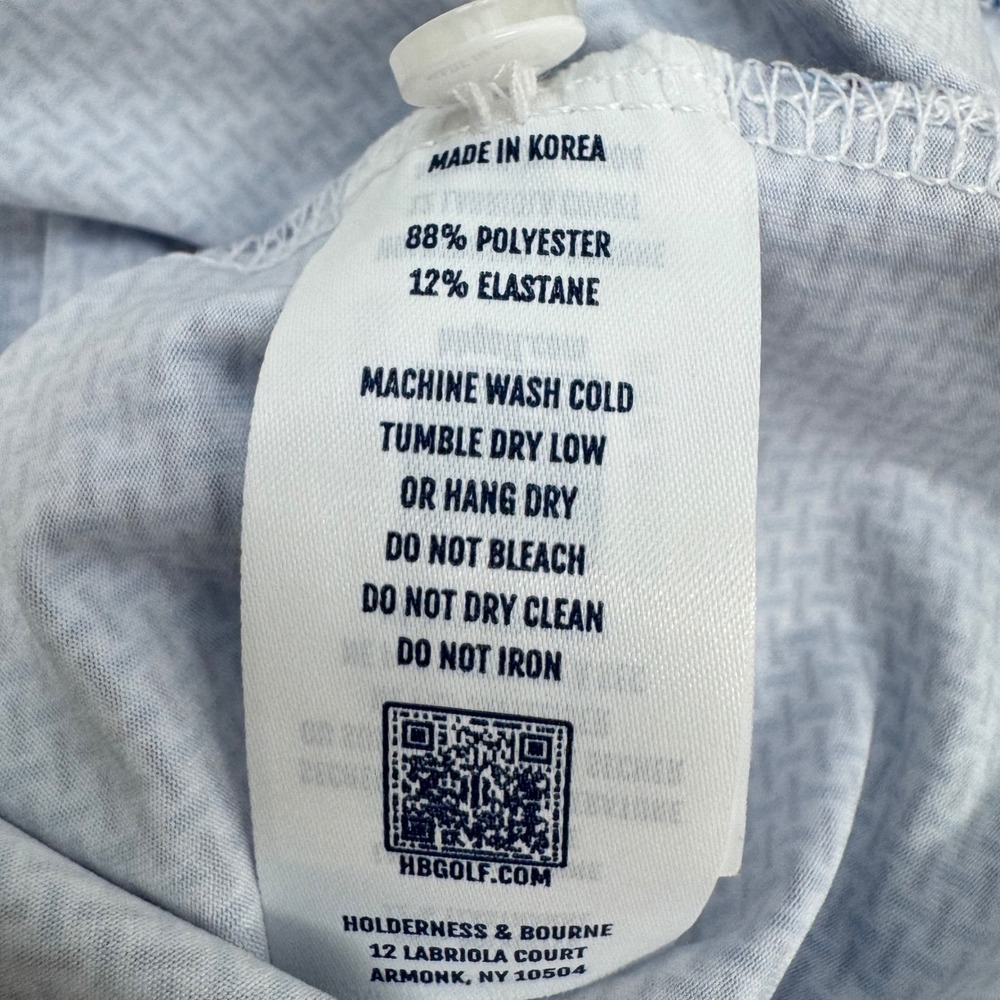NWT Holderness & Bourne Polo The Davis Shirt XXL Bedford & Amherst Blue Purple - Picture 7 of 10
